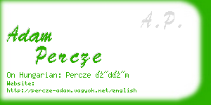 adam percze business card